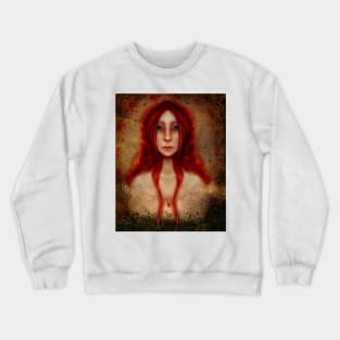 Anne of Green Gables Lady of Shallot Fan Art Red Hair Victorian Dress Cameo- Book Gift Crewneck Sweatshirt